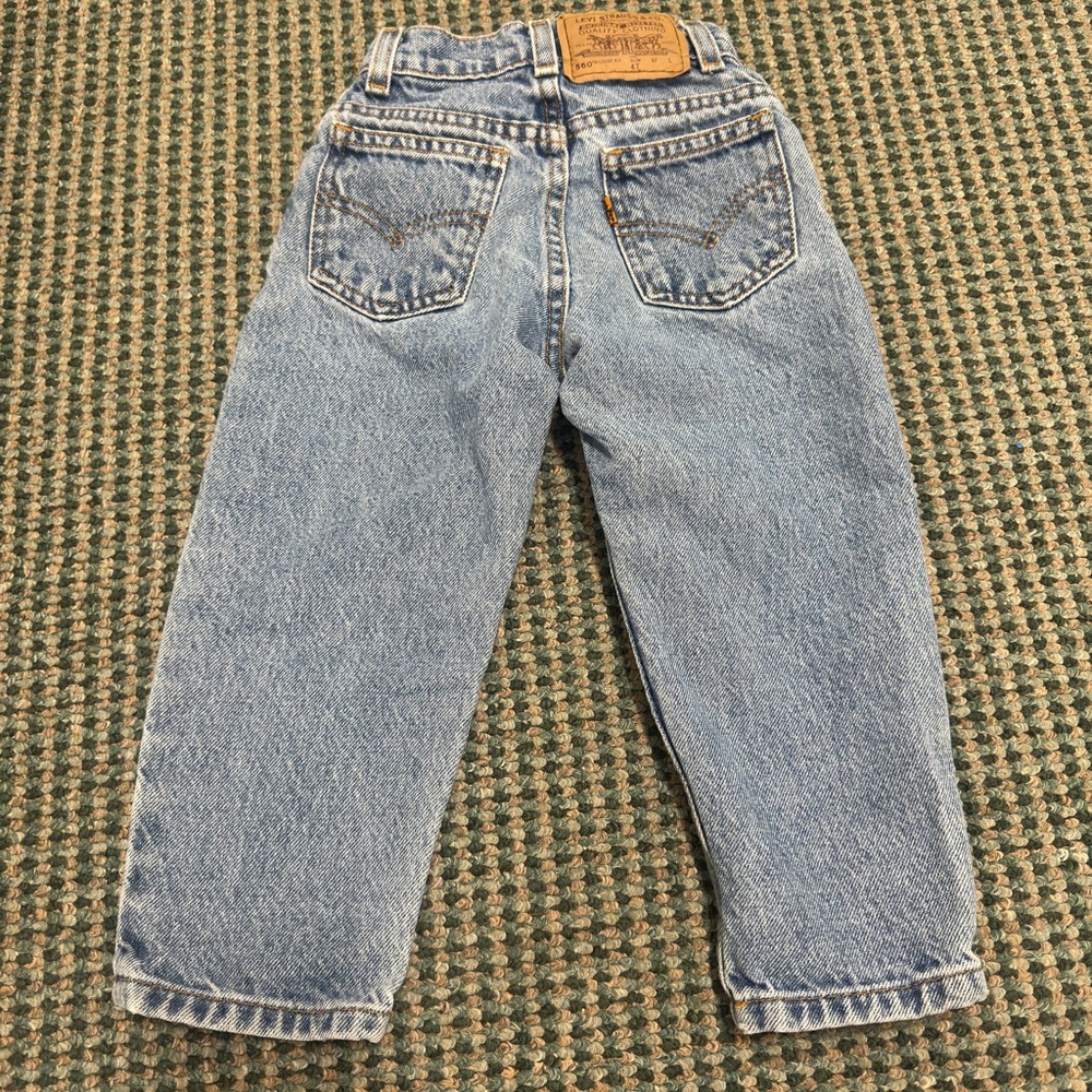 Vintage 90s Little Levi’s Toddler Jeans 560 Slim 4t